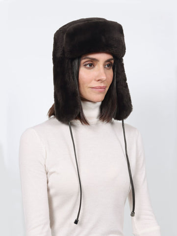 Merino Shearling Trapper Hat