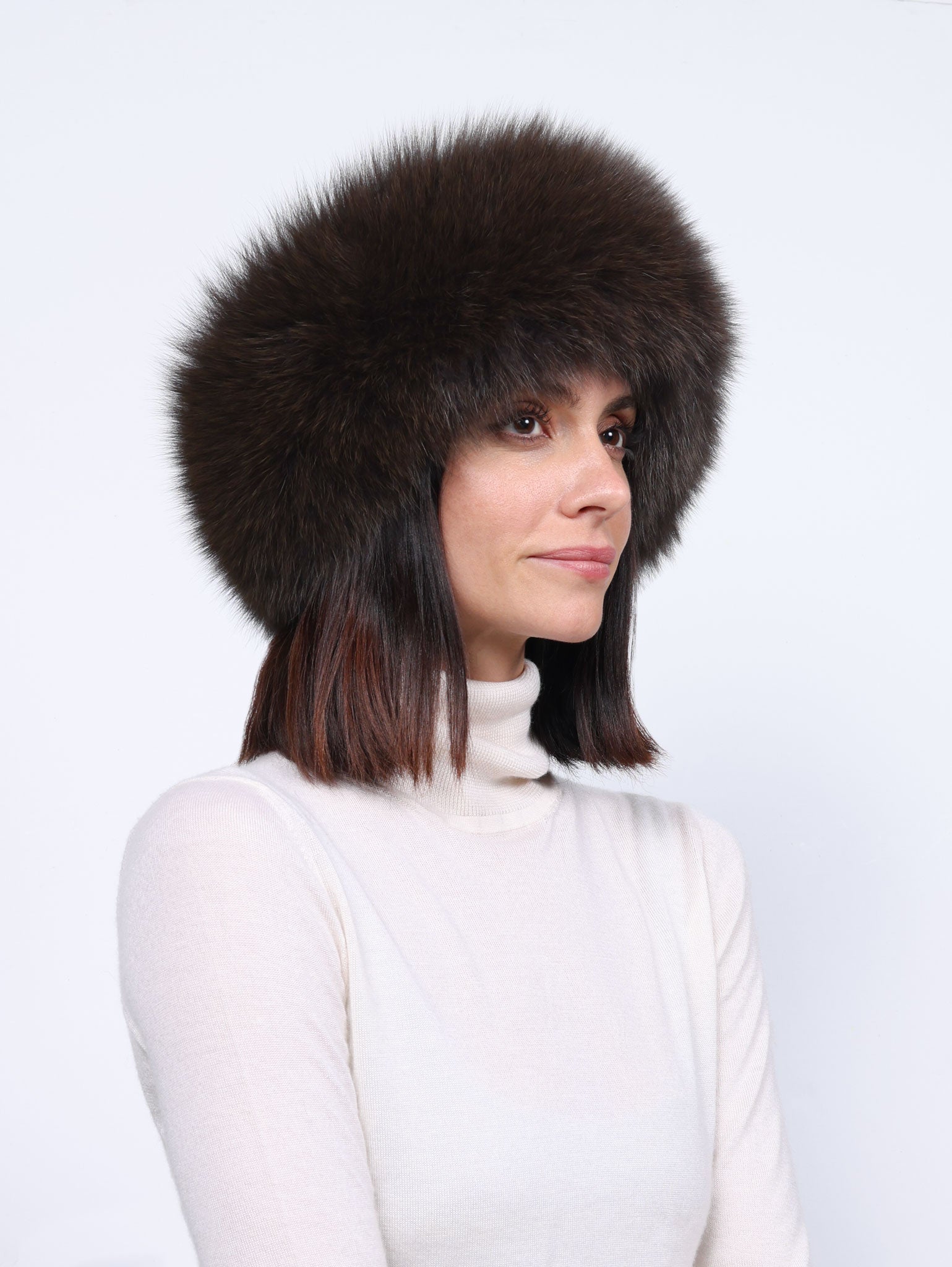 Smooth Fur Headband Convertible to a Scarf