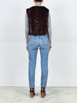 Fox Fur Patchwork Vest