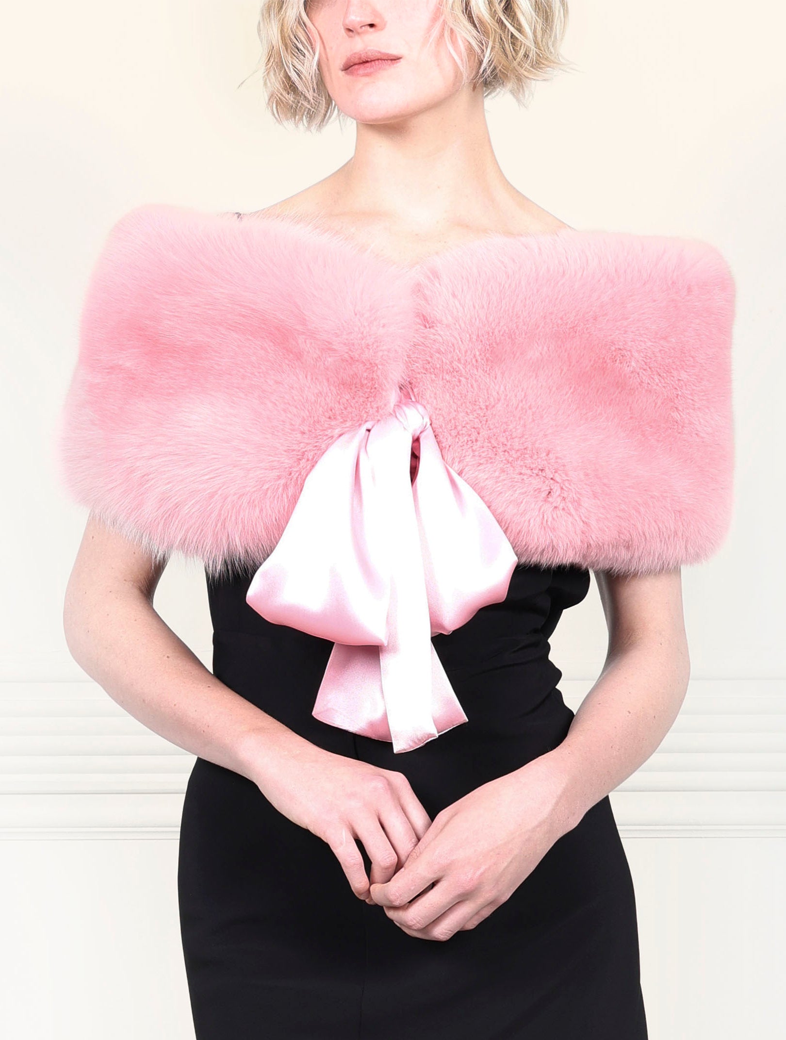 The Bow Fox Fur Stole