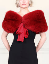 The Bow Fox Fur Stole