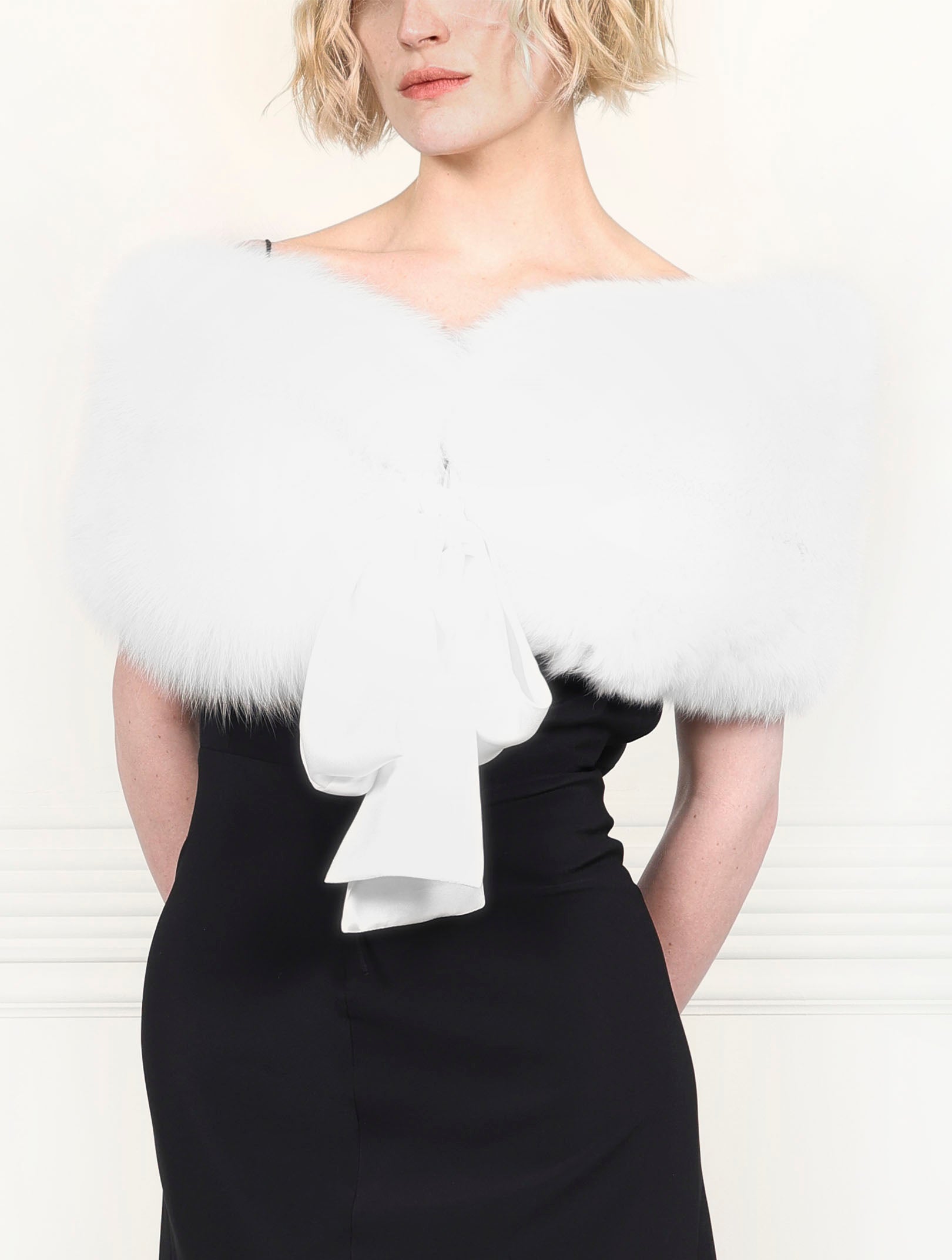 The Bow Fox Fur Stole