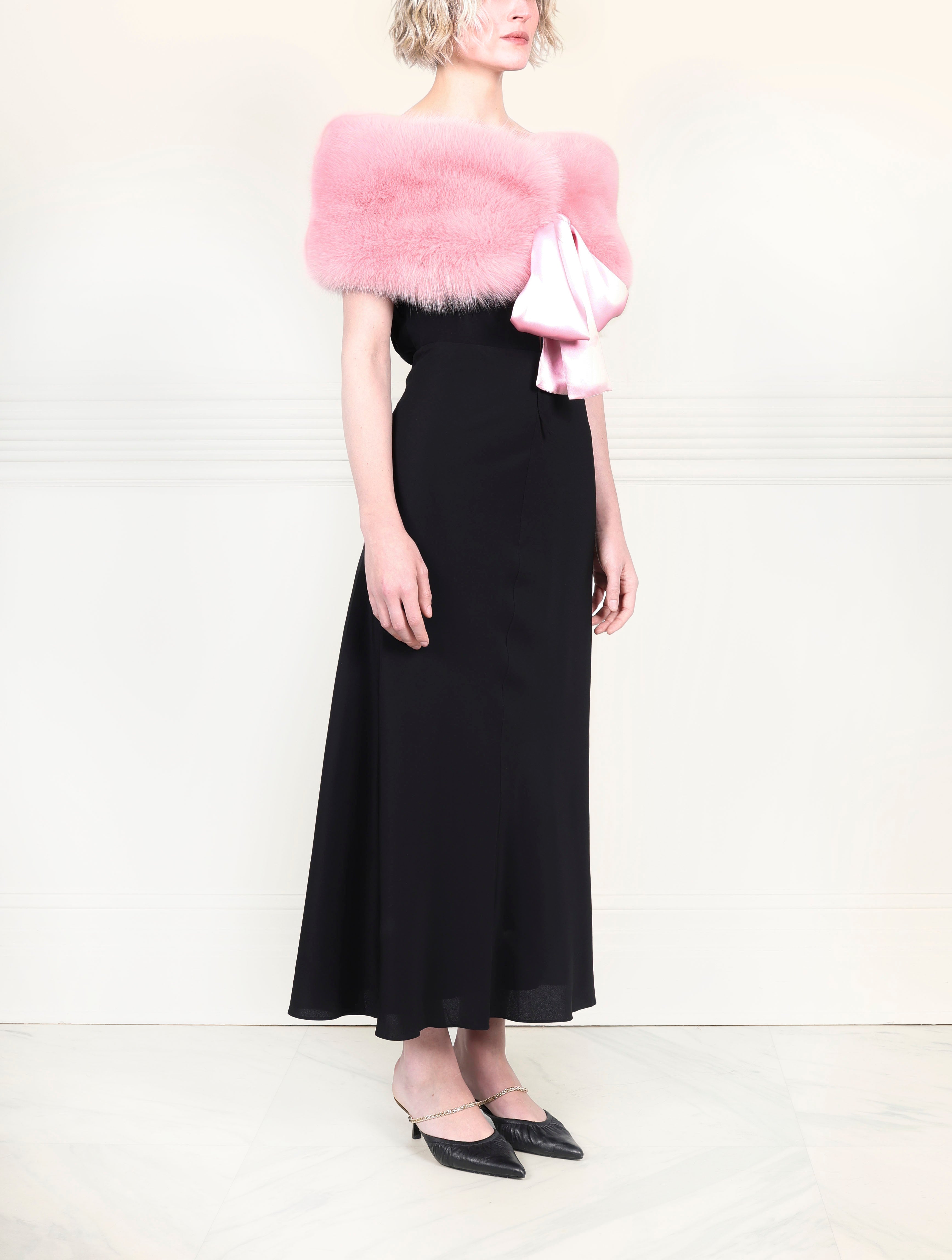 The Bow Fox Fur Stole