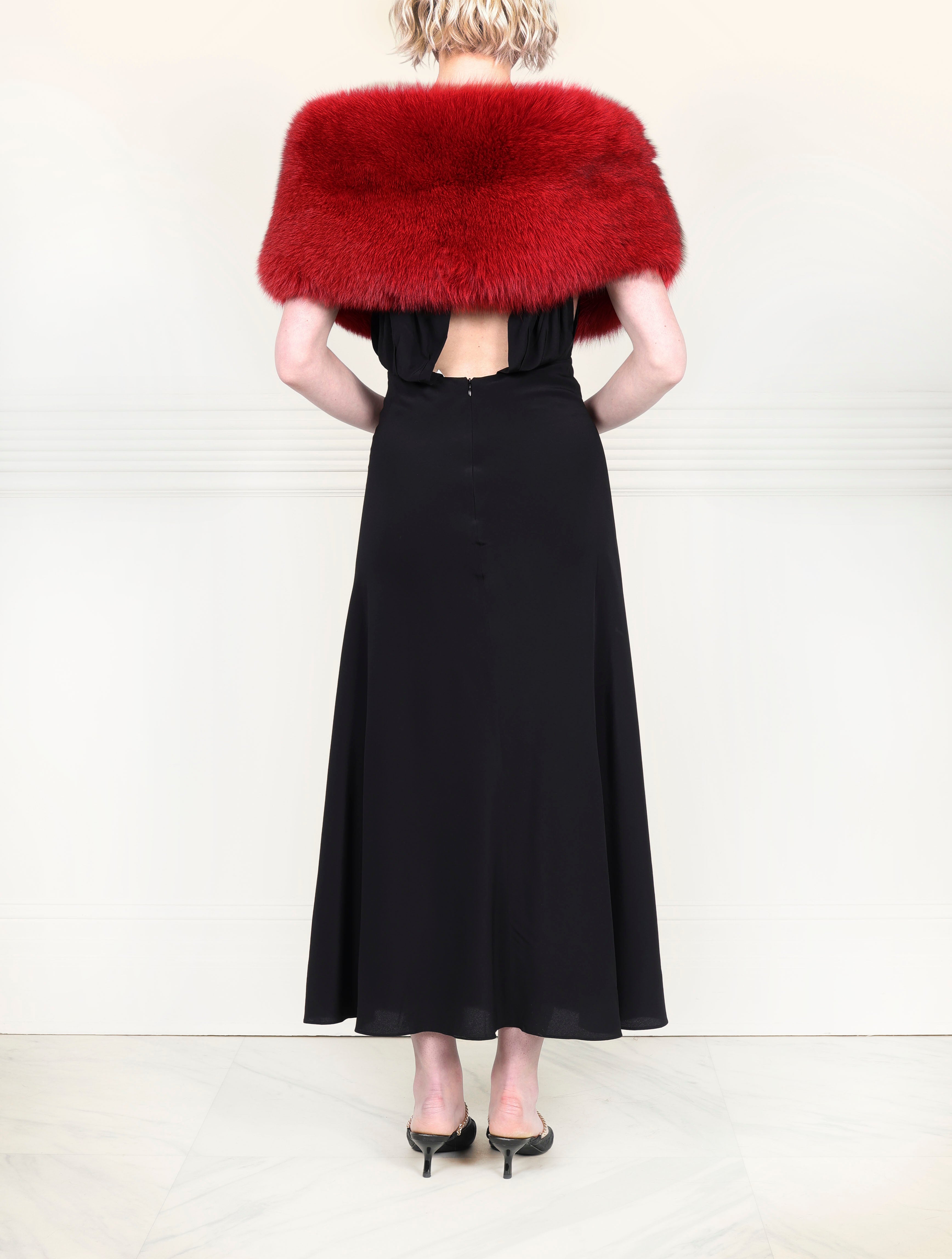 The Bow Fox Fur Stole