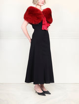 The Bow Fox Fur Stole