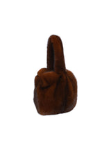The Meow Mini Mink Fur Bag in Solid Colors