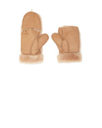 Shearling Fold Over Mittens