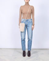 Cashmere Shearling Phone Bag