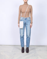 Cashmere Shearling Phone Bag