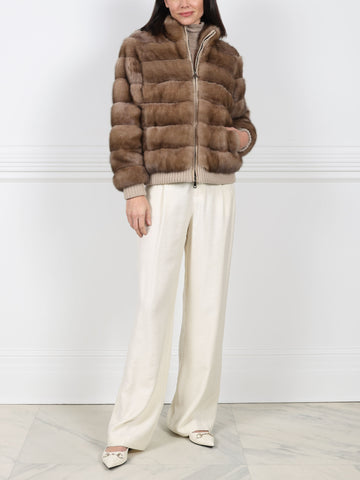 The Anya Sable Fur Jacket
