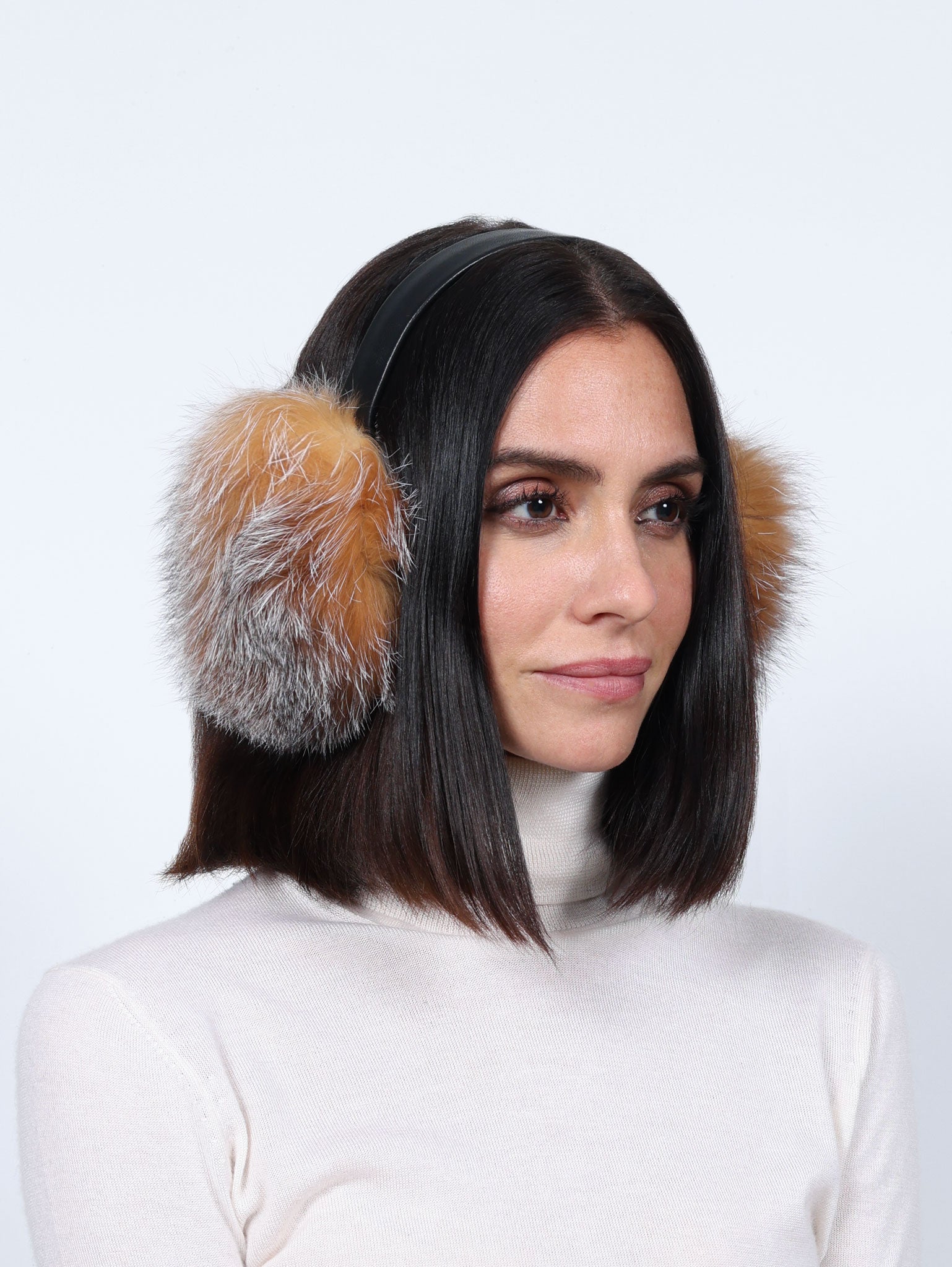 Dyed Fur Earmuffs in Assorted Colors