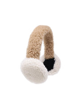 Two-Tone Shearling Wrapped Earmuffs