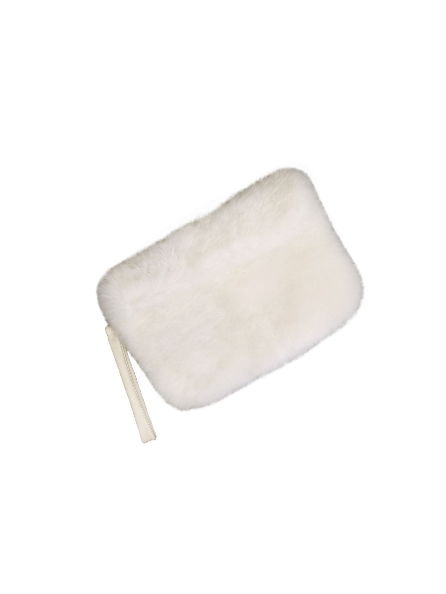 Cashmere Shearling Clutch