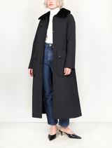The Gloria Fur Lined Raincoat