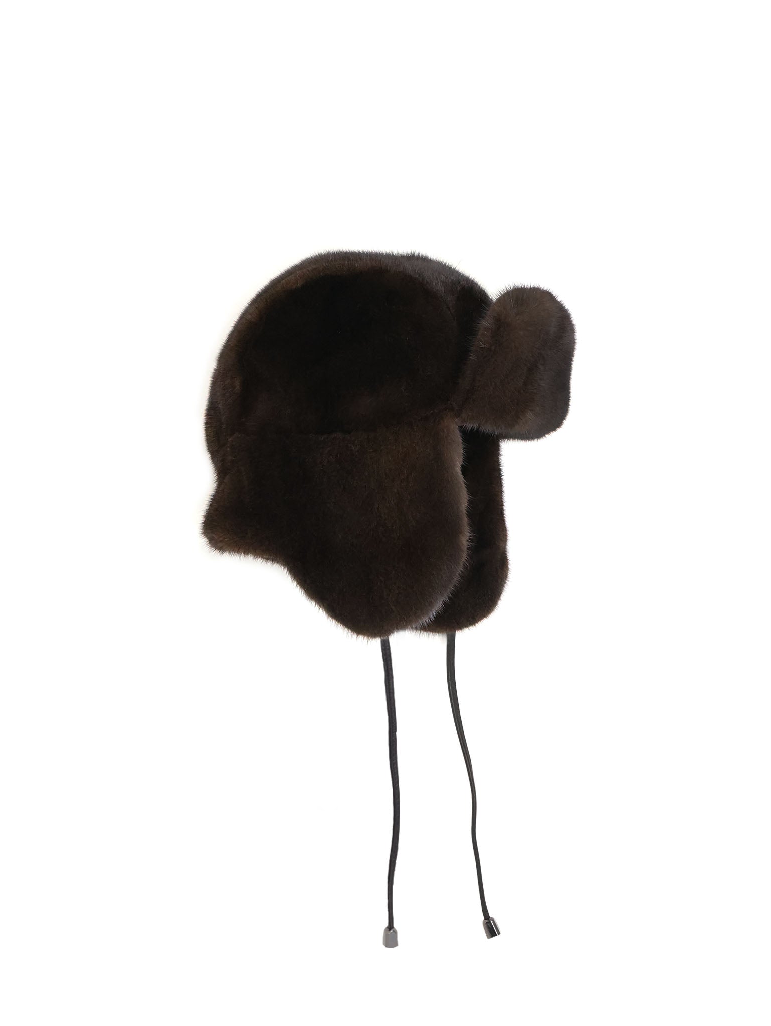 Sculpted Mink Trapper Hat