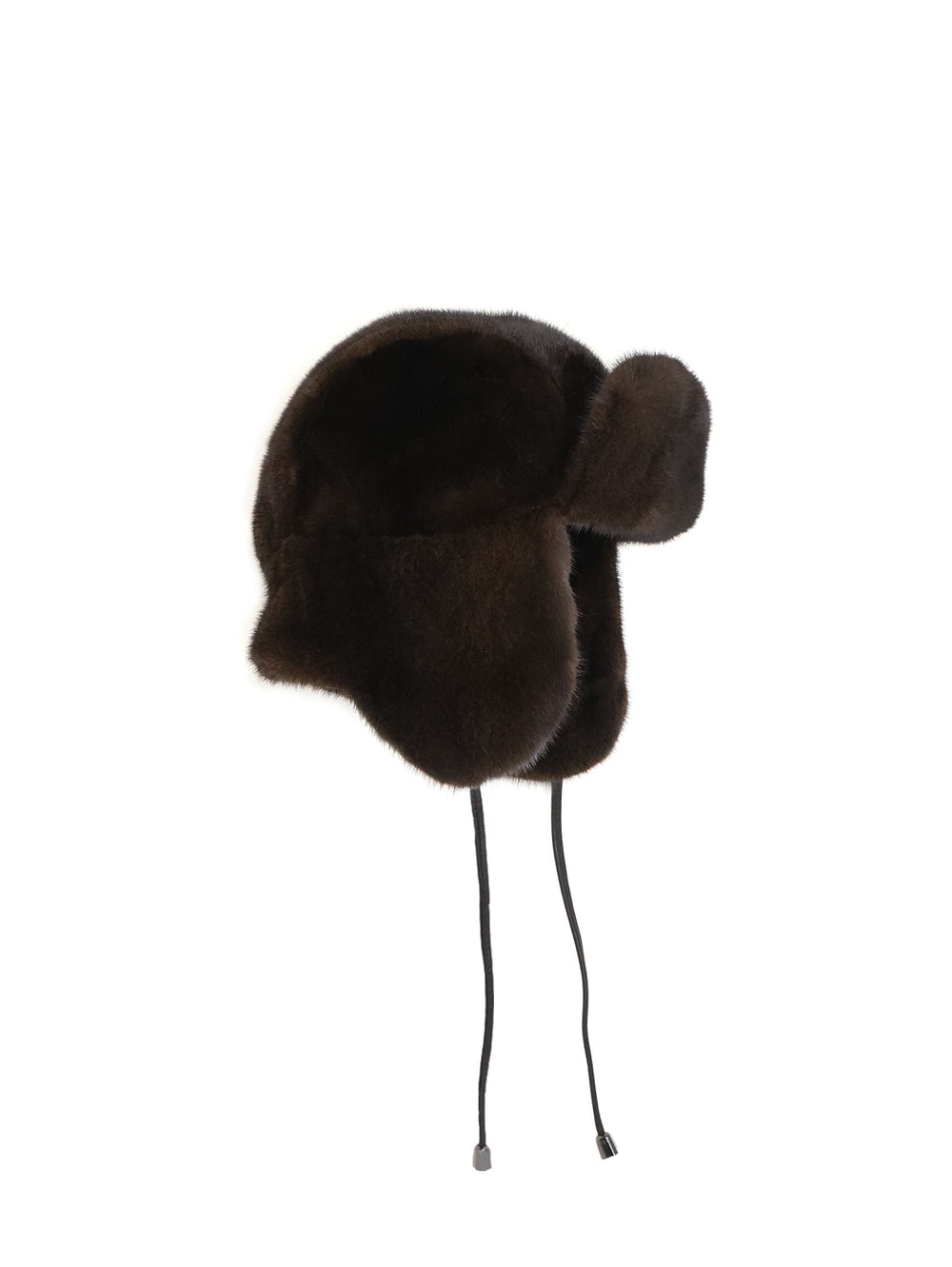 Sculpted Mink Trapper Hat