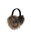 Dyed Fur Earmuffs with Velvet Bands in Assorted Colors