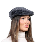 Curly Shearling Driver Hat