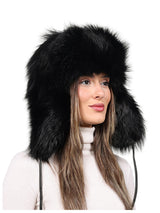 Oversized  Fox Trapper Hat