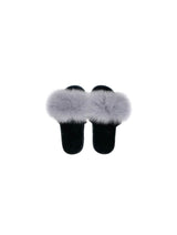 The Soho Fox Fur and Shearling Slipper