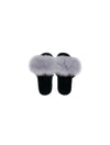 The Soho Fox Fur and Shearling Slipper