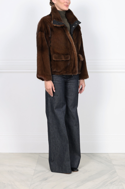 The Miles Mink Fur Reversible Jacket