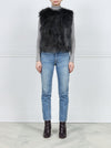 Coyote Fur Patchwork Vest