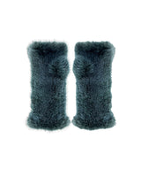 The Short Mink Knitted Fingerless Fur Gloves