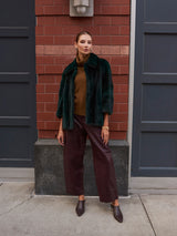 The Jade Mink Fur Jacket