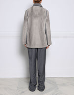 Cashmere Trimmed Mink Fur Jacket