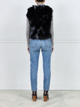 Fox Fur Patchwork Vest
