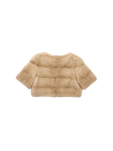 The Stratus Mink Fur Shrug
