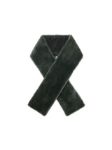 Green Shearling Scarf