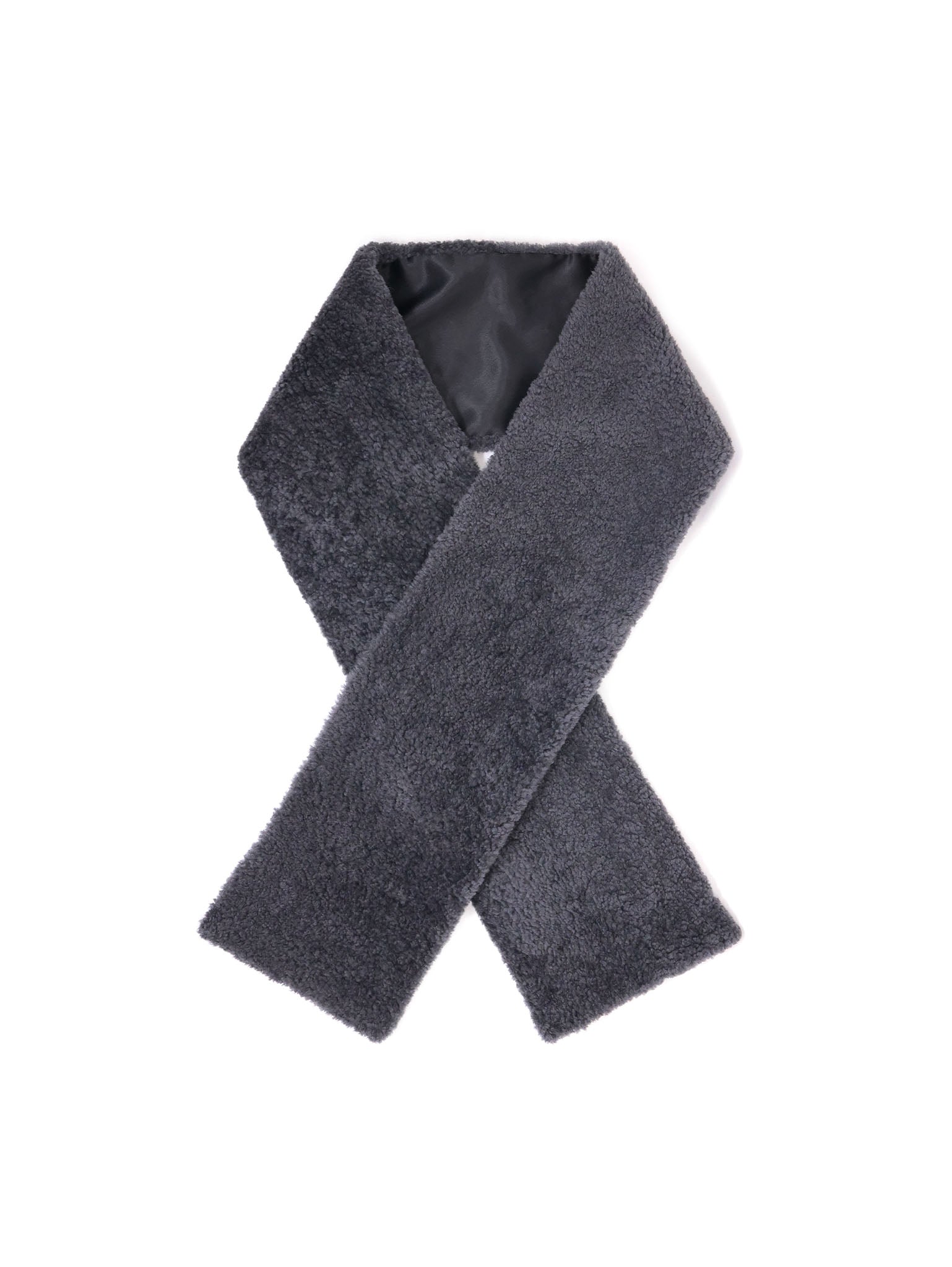 Curly Shearling Scarf