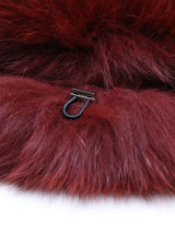 The Knit Mink Fur Hat with Fox Trim