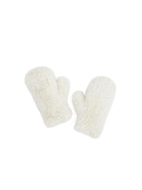 Knitted Mink Mittens