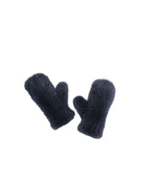 Knitted Mink Mittens
