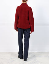 10563X-MERLOT-CURLY-SHEARLING-STAND-COLLAR-JACKET-WITH-ZIPPERS