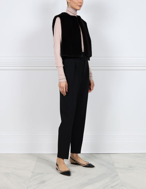 The Elisa Mink Fur Vest