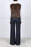 Upcycled Sable Fur Vest