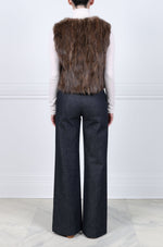 Upcycled Sable Fur Vest