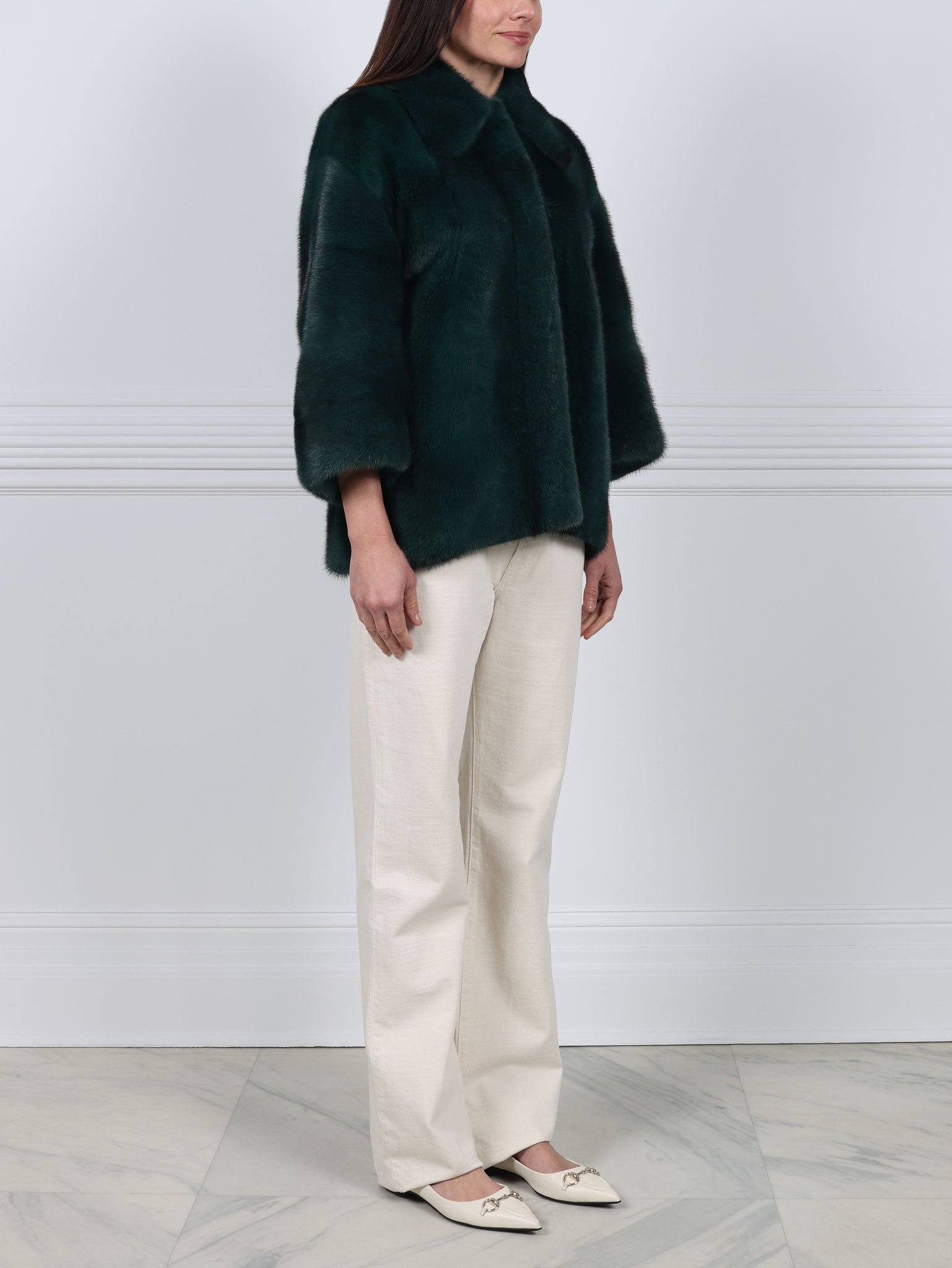 The Jade Mink Fur Jacket