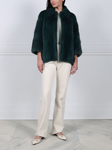 The Jade Mink Fur Jacket