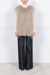 Curly Shearling Vest