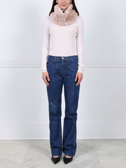 Knit Fur Neck Ring