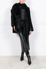 The Renee Oversized Shearling Coat