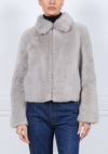 The Makenna Cashmere Shearling Jacket