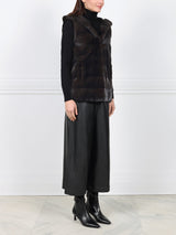 The Shay Hooded Mink Fur Vest