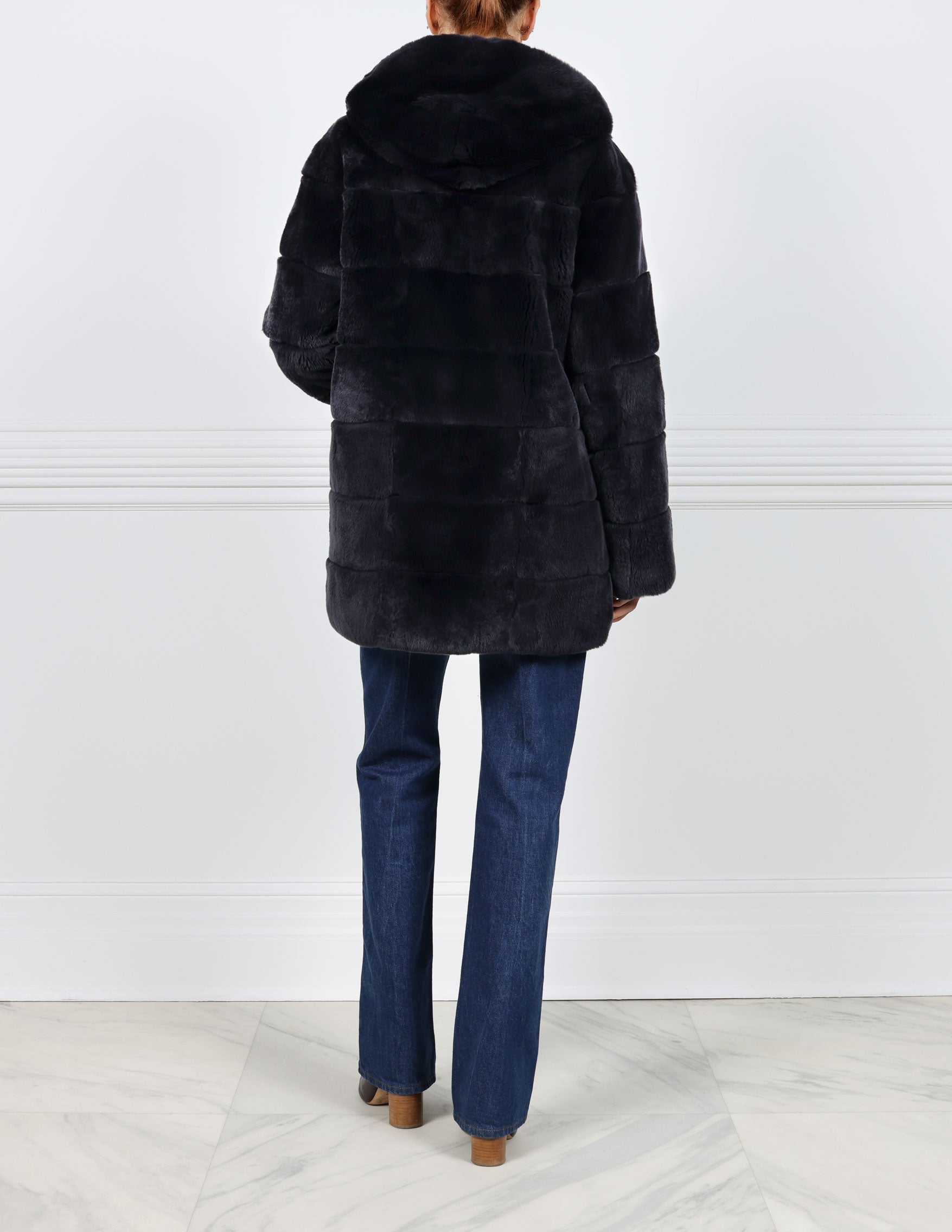 The Koko Hooded Fur Coat