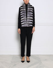 Cross Cut Chinchilla Scarf